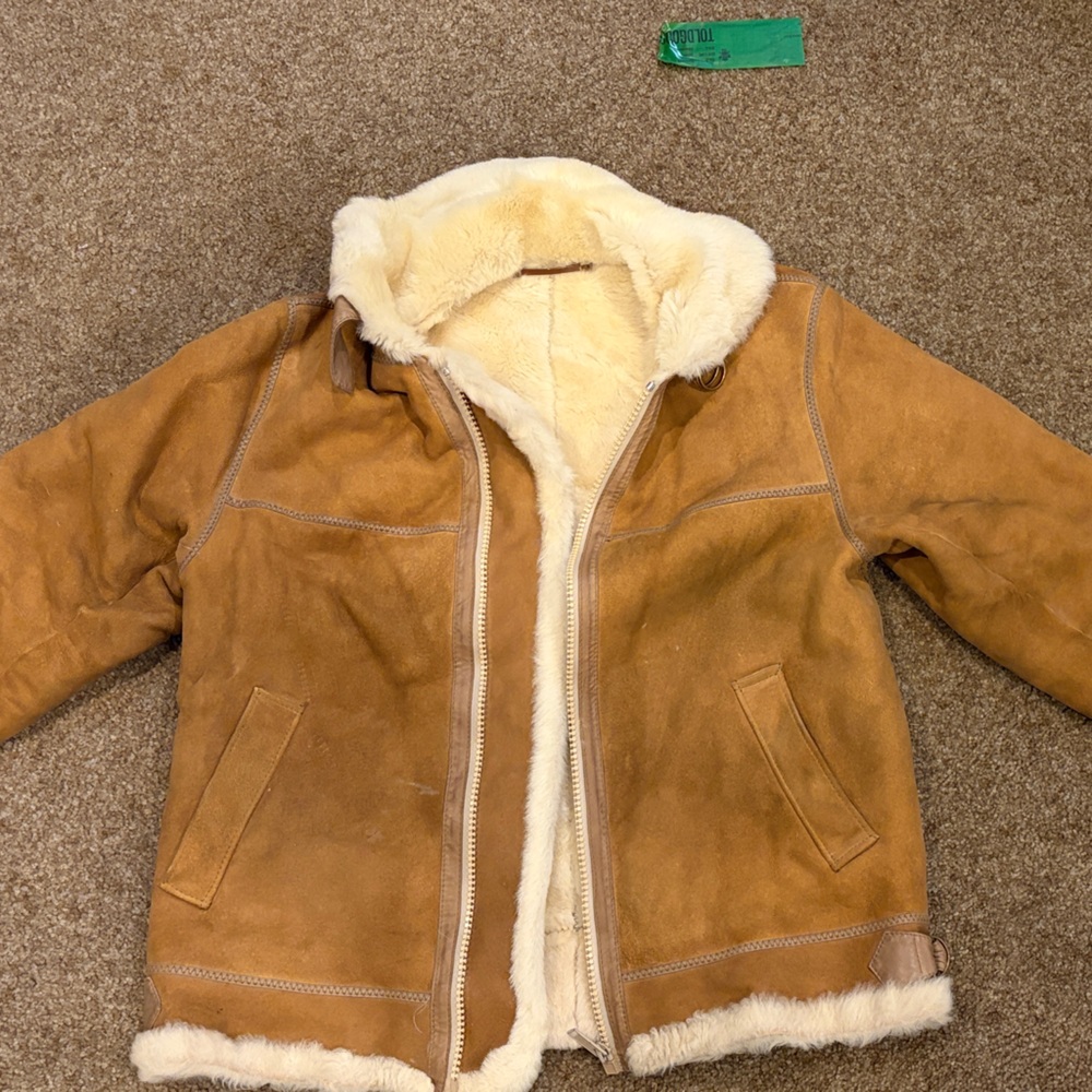 Vintage Birger Christensen Women’s Suede & Shearling Jacket